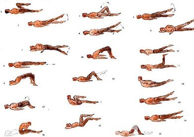 Latihan fisik pikeun oseochondrosis